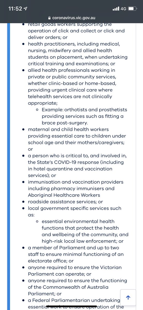 DougalBeatty's tweet photo. This is a huge list.

Retail workers, personal trainers, construction, MPs, journalists, faith leaders, judges, lawyers, actors.

@9NewsMelb https://t.co/ej3Oc4ailA
