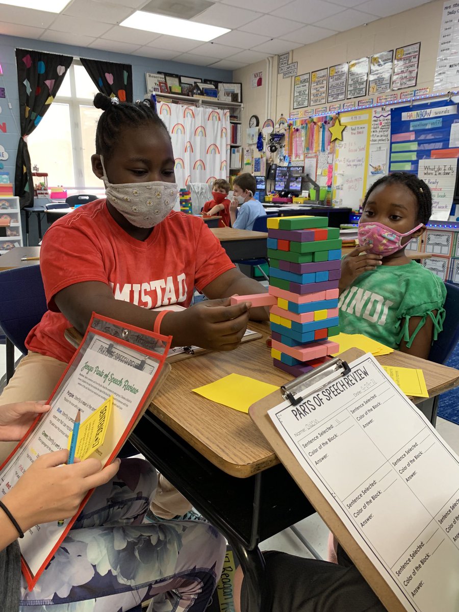 smfitz4th's tweet photo. Parts of Speech Jenga Fun https://t.co/uBaIiOBPGW