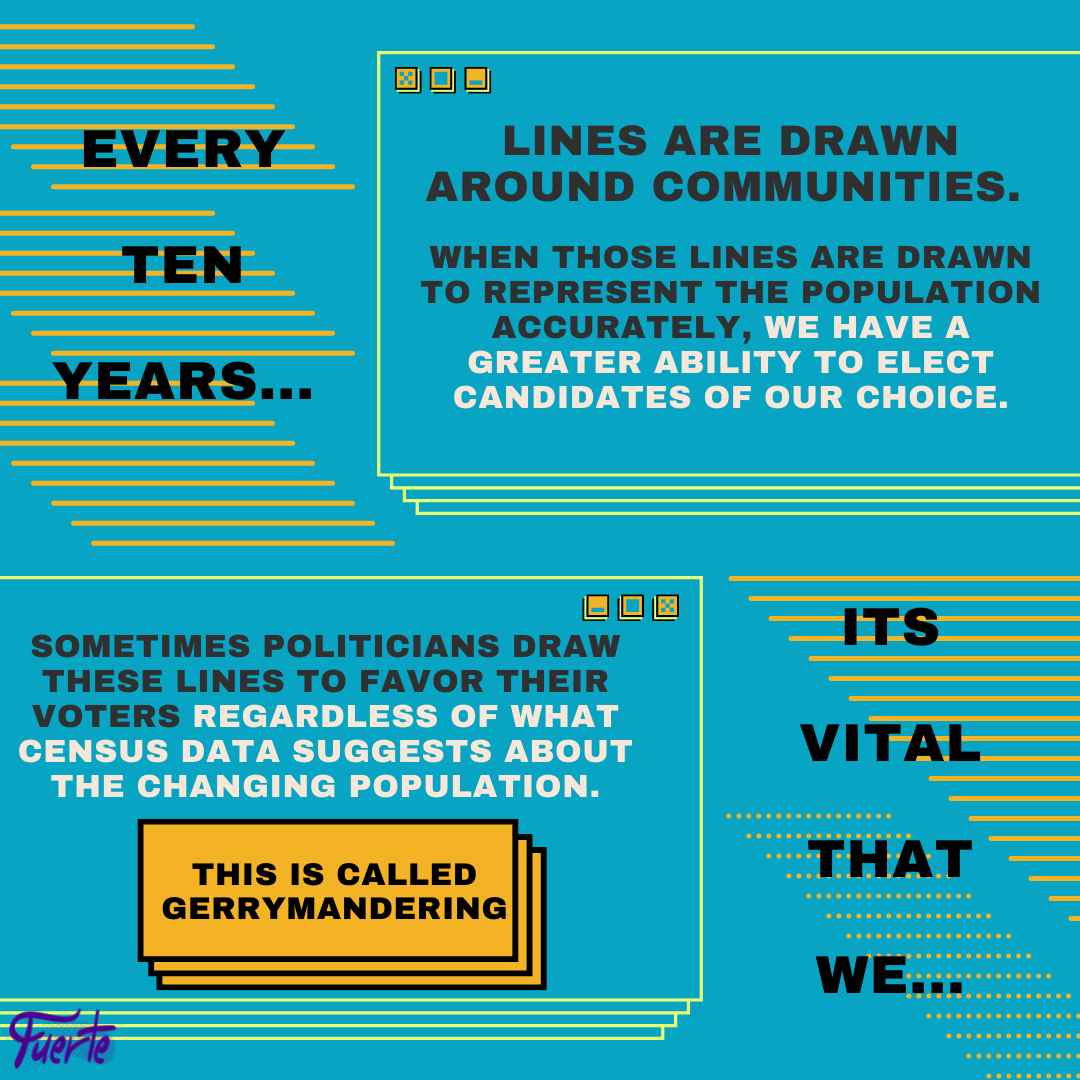 FuerteAZ's tweet image. Drawing accurate districting lines around communities allows for more resources for things like schools, improved infrastructure, and community programs. Get involved today, attend a local redistricting meeting!
#FairDistricting
#CommunityRedistricting