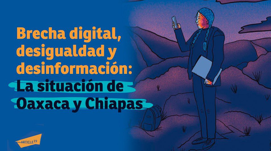 🚩 No tener acceso a las tecnologías de información y comunicación implica una restricción a la libertad de expresión y otros #DDHH 
 
🔎 Conoce cómo en el informe Brecha digital, desigualdad y desinformación: La situación de Oaxaca y Chiapas 
 
👉 articulo19.org/informe-brecha…