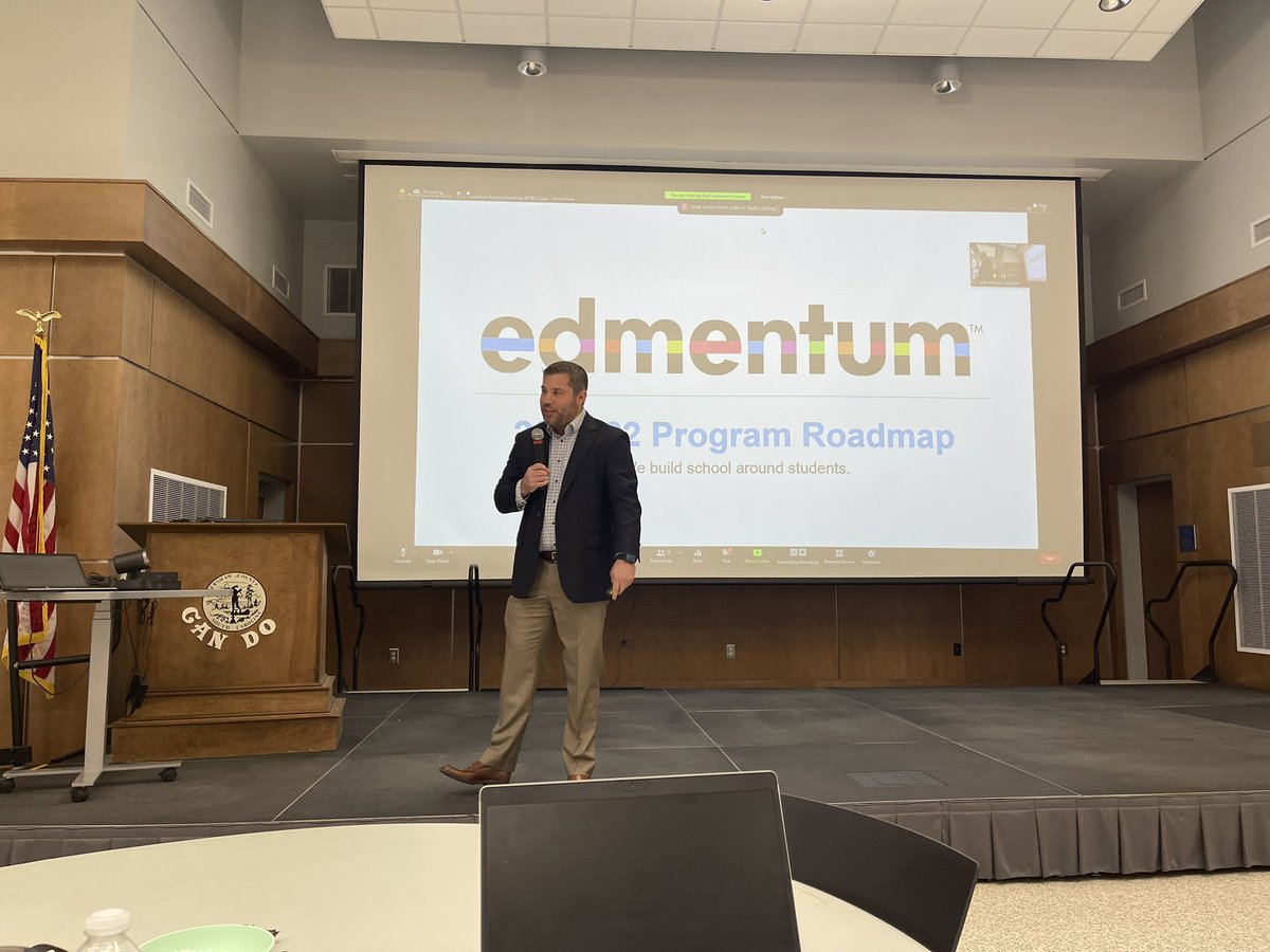 edmentumsc's tweet photo. @pjohanse provided #ConnectEdSC attendees with an update of the @edmentum product roadmap. #edmentumSC #EducatorFirst https://t.co/itIK0mVgg7
