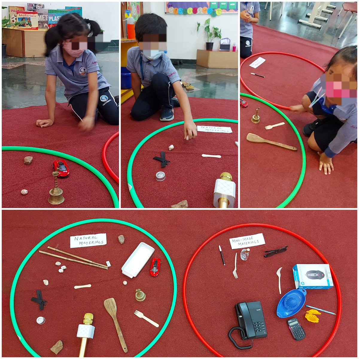 Materials around us!! Ss sorted the different materials available in the classroom as natural and man-made materials. We had oodles of fun.. #makingconnections #CriticalThinking #HTWW <a href="/VohraNalini/">Nalini Vohra</a> <a href="/MathewBhavna/">Bhavnaa Mathew| 🌏#GoalsProject #TeachSDG</a> <a href="/EarlyYearsIdeas/">Early Years Ideas</a> <a href="/MadhulitaPat/">Madhulita😀</a>