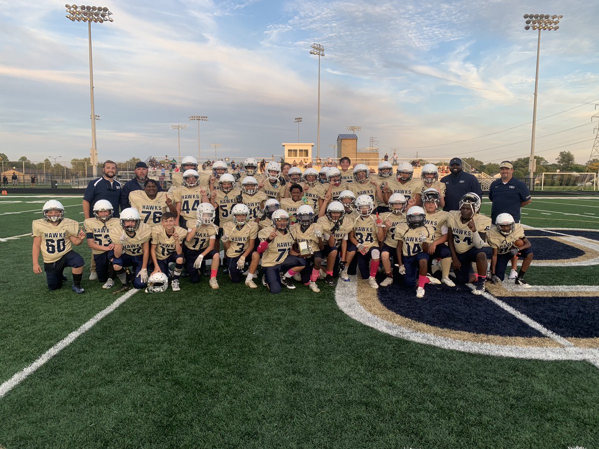 DMSHawks's tweet photo. WHAT A SEASON!!! Both TEAMS UNDEFEATED! Both teams CONFERENCE CHAMPS! So much work by coaches and players, so much support from parents and families! SO DECATUR PROUD!!@DmsHawks1 @DCHawkFootball https://t.co/VxYuuhi88m