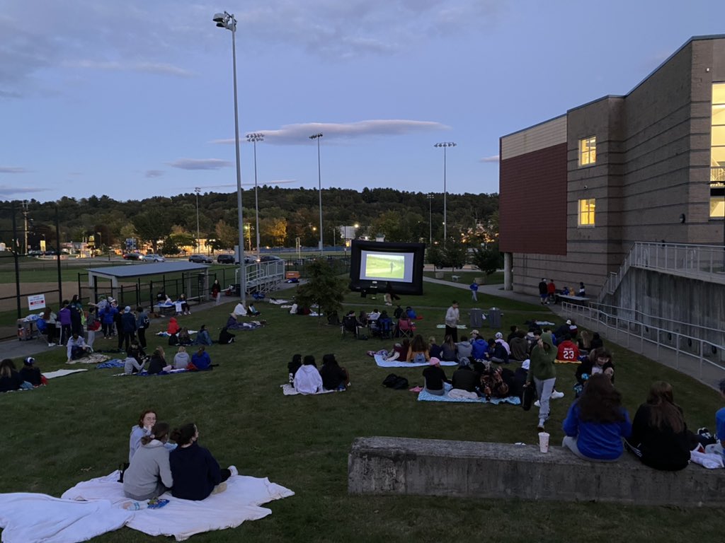 AHSGriffin's tweet photo. When a student reminds me at movie night that the last time I tweeted was last years movie night 🥴😅 #IMBACK tonight’s feature: Avengers Endgame https://t.co/l0OmY9BuDf