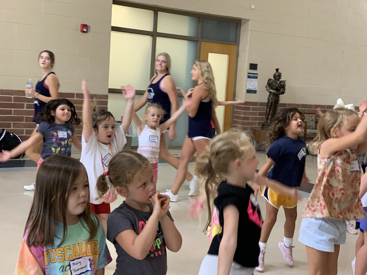 TALowerSchool's tweet photo. Mini cheer camp has been so much fun this week! We can’t wait to see them perform on Monday night!! Thank you TA Varsity Cheerleaders!
@TAMiddleSchool @taknightsfan @TA_Athletics https://t.co/nmWZZW95Qx