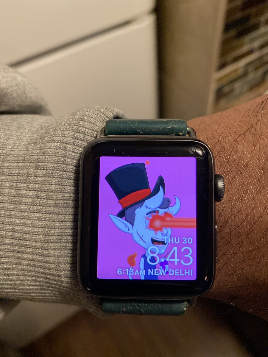 1h4h4_'s tweet photo. @SacredDevilsNFT brought my Apple Watch Value Up #LOSD #SacredDevils #NFT https://t.co/nDzVnk8j7c