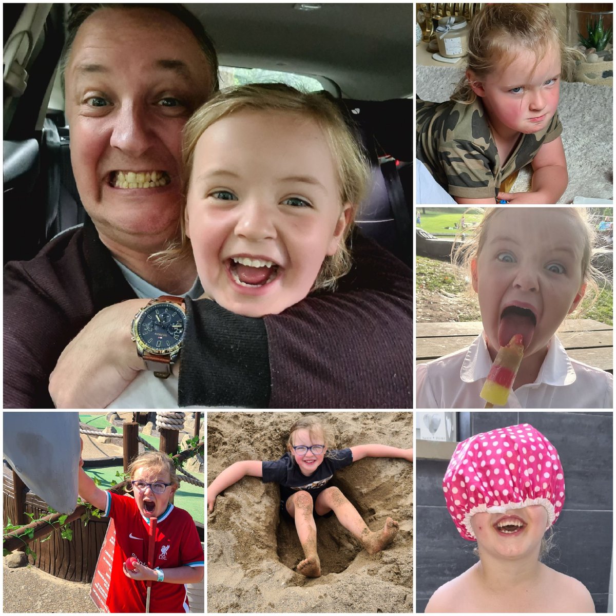 And now you're 7 going on 17!!!!!!.....wow. Happy birthday Eliza Jean, still don't know how you can make me love you and want to throttle you in the same 5 seconds so often  lol lol  lots of love Daddy and Tracey x