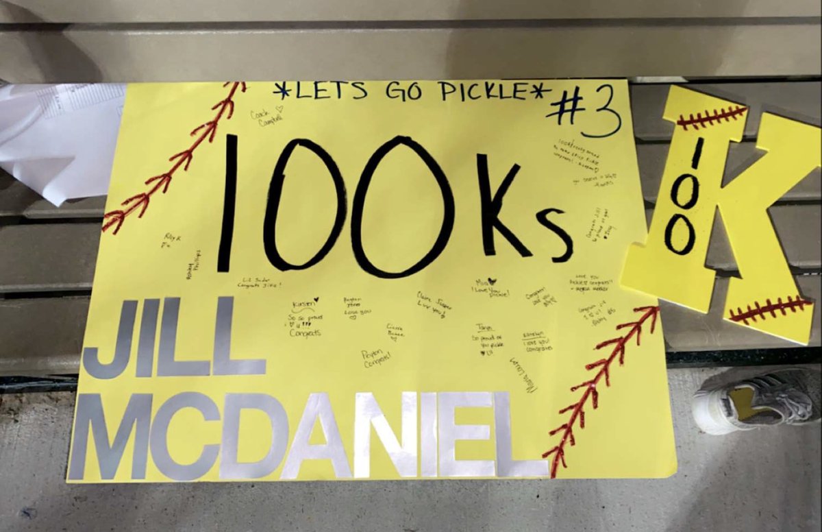 caboyinmo's tweet photo. Congrats @JillMcD2023 for reaching 100 Kโs on the season from the โญ๏ธ! #bringingtheheat #Kqueen Super proud of you! https://t.co/ccyKwd3d9a