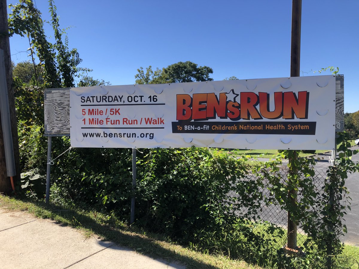 BensRunRace's tweet photo. 1.5 hrs til registration fees go up, so let's get on it and register for Ben's Run Oct. 16.  Best 5K or 5 miler around. Fun run for kids.  #cancerfighter https://t.co/THA1wUxkp0 @mcrcc @runwashington @Gtownrunclub @dcruns @dcroadrunners @MetroDCTNT @HoCoStriders @MontgomeryParks https://t.co/hwS6rkl94L