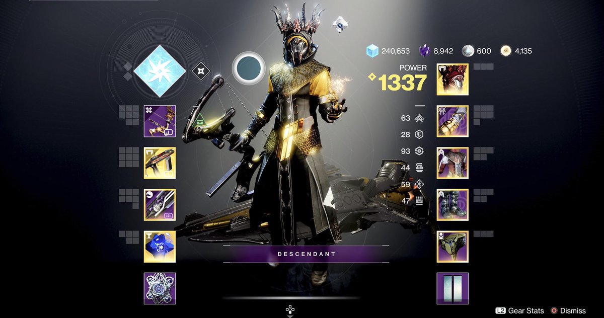 ChainedPanda28's tweet photo. My Golden Guardian! :) @DestinyTheGame #threadsoflight https://t.co/WpiL6xx0mL