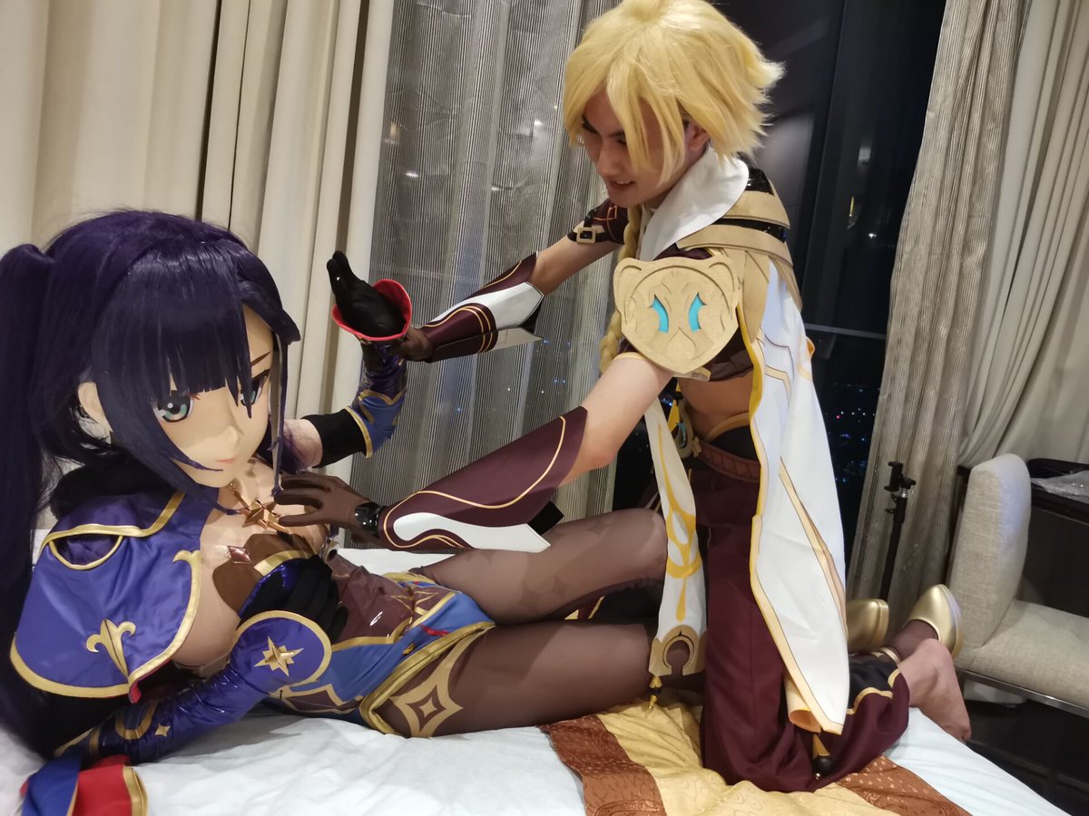 不愿透露身份的莫娜 #伪娘 #原神 #kigurumi #莫娜 https://t.co/Cof8AlD7Fh