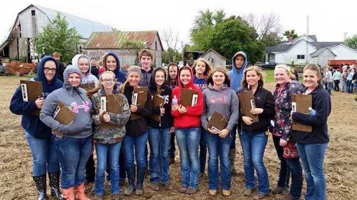 Reminiscing my time competing in soil judging while in FFA after taking students to soils today. One of my favorite competitions #handsonlearning #foreverblue