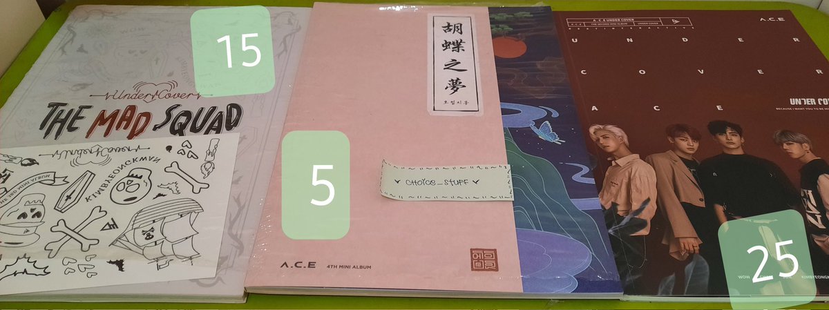 choice_stuff's tweet photo. WTS A.C.E  Album Undercover, Mad Squad, HJZM, 2nd Fanship Photobook
Price:  see pics +paypal fee+shipping fee
Shipping WW🌐
🌻Stamped, untracked = 2,5 USD
🌻Tracked -ASEAN Only
Proof-DM
@ACECHOICETRADES pls help to RT🙏
*Album have several stocks https://t.co/MYcy3re6Bx