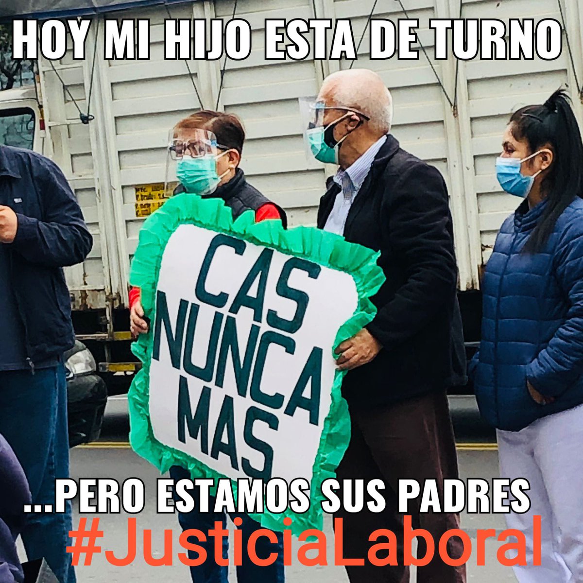 CesarmorTraum's tweet photo. Toda la familia unida, buscando una mejor condición laboral, personal de 1era línea, #casnuncamas .. buscando algo justo, equitativo ya varios años. https://t.co/tgpBxRHIHk