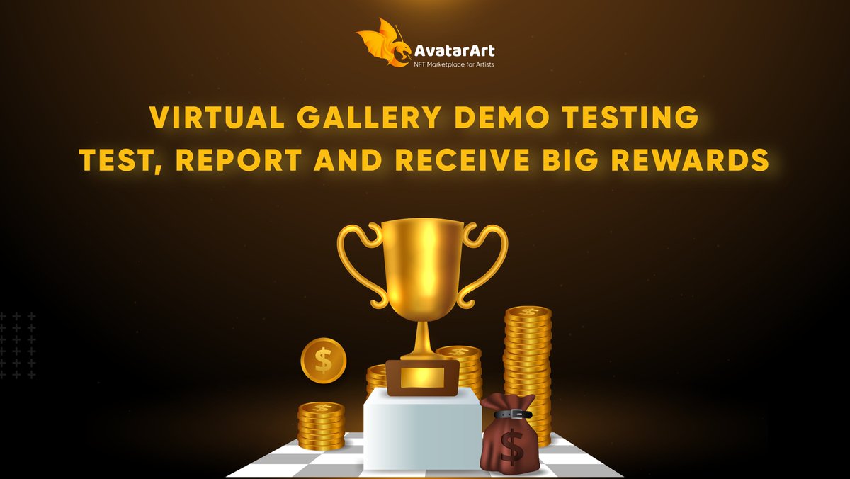 Bytenextio's tweet photo. It's coming #AvatarArt virtual gallery demo is out https://t.co/UpWN5HC0KX
Complete these missions to receive upto 300 BNU
- Like &amp; retweet
- Follow @bytenextio
- Join https://t.co/2ez5VmaCbu
- Comment below your testing picture
- Fill in this report form https://t.co/6WRJRlaJiF https://t.co/ceQzdPRHjp