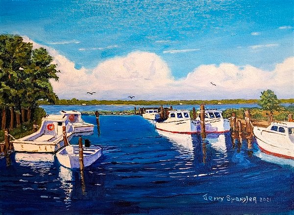 jjsart's tweet photo. New artwork for sale! - "Crab Boat's" - https://t.co/pOsFxihkJk @fineartamerica https://t.co/WpCAcsNtUf
