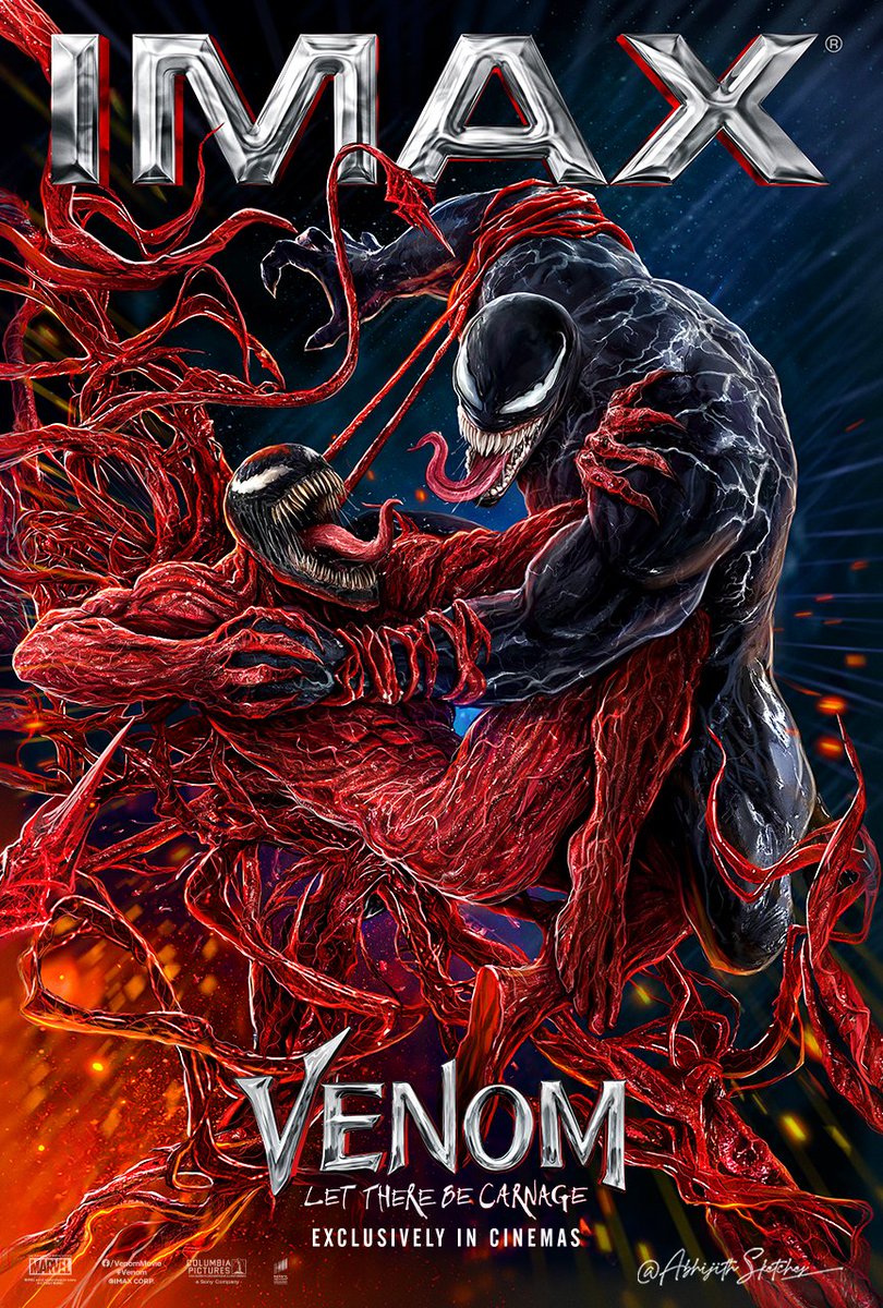 TGVCinemas's tweet photo. #TGVisBack tapi kita masih tak dapat nak tonton #Venom2.
Dahlah poster #IMAX #VenomLetThereBeCarnage ni lawa gila! #TontondiTGV 11 November nanti. π https://t.co/kRC38MforB