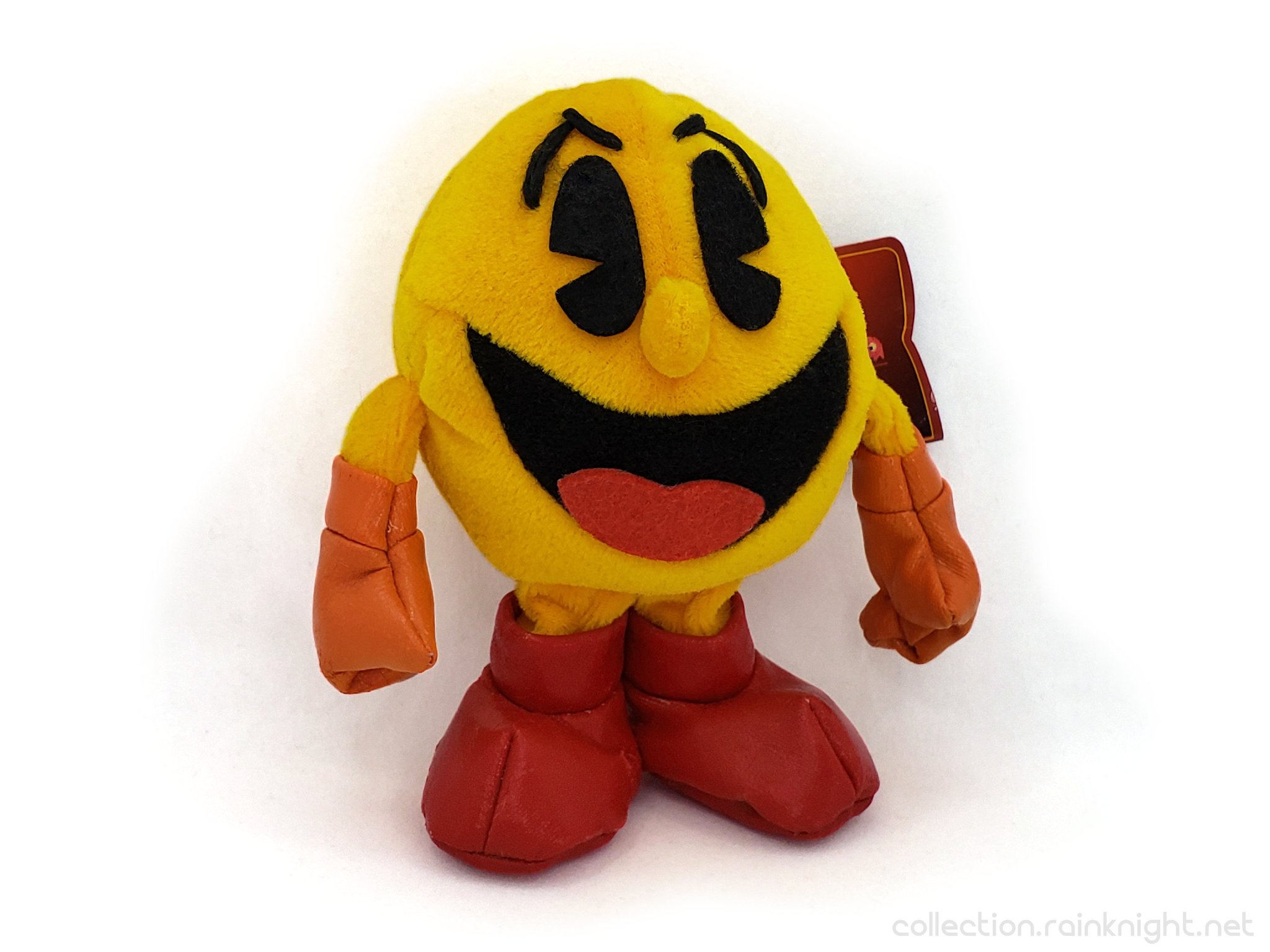Karen on X This little beanie guy was my first Pac Man plush and is still my favorite. It s from the Super Tiny Namco Plush Keychain set released by Namco Nihon Auto Toy. I m