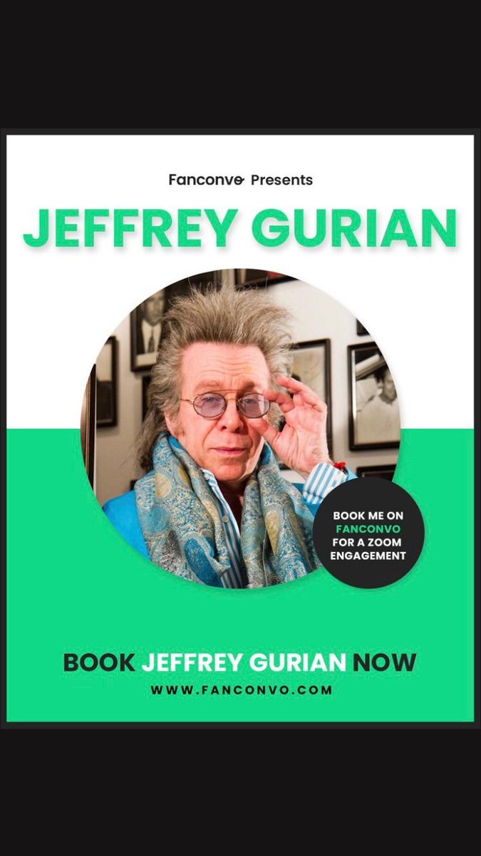 fan_convo's tweet photo. We'd like to welcome the legendary Jeffrey Gurian to our platform! Jeffrey has worked with the biggest names in comedy. Check out his profile and book him for a virtual interview, performance or mentorship!

#standupcomedy #comedymatters #jeffreygurian #fanconvo https://t.co/2FrbABe7f6