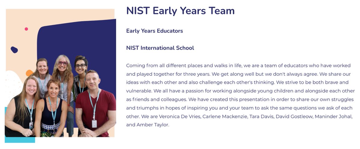 #NISTis a community of #learners. @NISTSchool