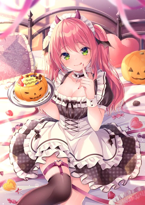 「お菓子にする?イタズラにする…?」 