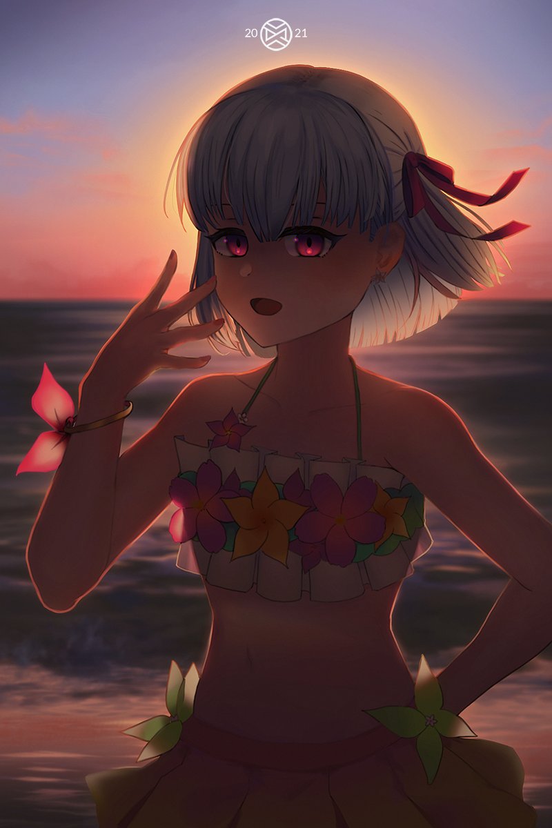 MonotsuMX's tweet photo. This year's catalyst worked as well ! ☆ It just took ages to finish "orz

[ Kama (Summer) // Fate Grand Order ]
#FGO https://t.co/F5hFrOsF6M