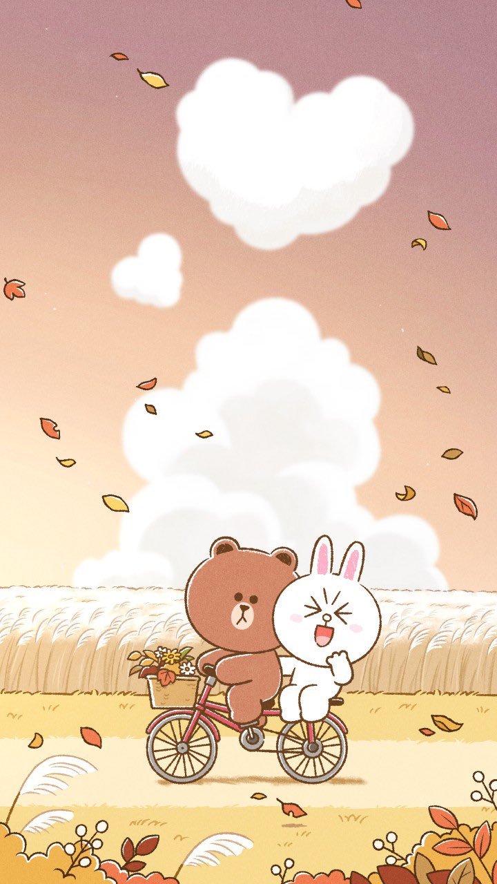 Line Friends В Twitter: „바스락거리는 낙엽 소리 들려? 🍂🍁 이렇게 예쁜날 너와 함께할 수 있어서 행복해!  🐰🤎 가을에도 달달한 브코 커플의 배경화면! 지금 바로 다운받으세요 💕 #가을감성 #가을데이트 #럽스타그램 #브코커플 #애인소환  #브라운 #