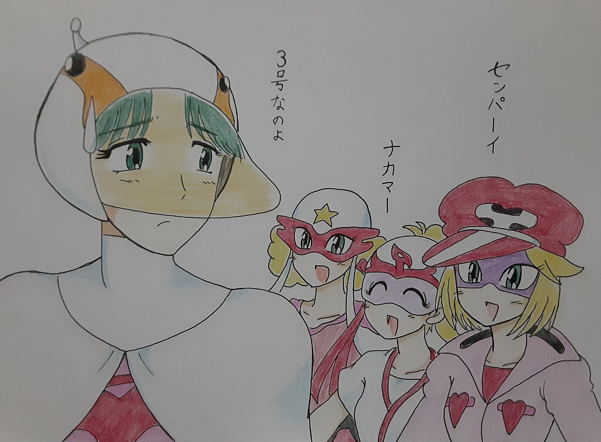ヤッターマン様 TATSUNOKO STREET』より「ヤッターマン」のキャラをモチーフに