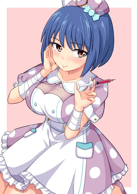 ハサミさんのはどーせ誰かが描くだろうから✂
あえての、アオイさんのO型ナース服やで
ʕ •́؈•̀ ₎
#アリスギアお絵かき 
