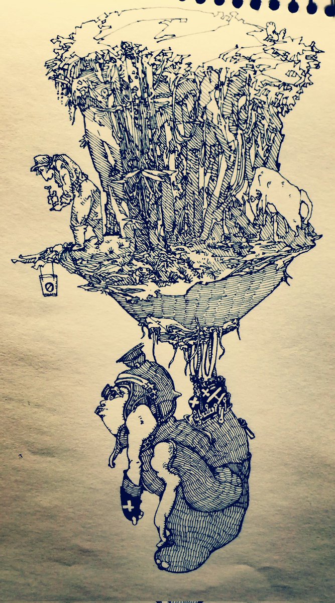 60フォロワー様 有り難う御座います 愉快なスケッチ 盗虫夏葬 華月のイラスト