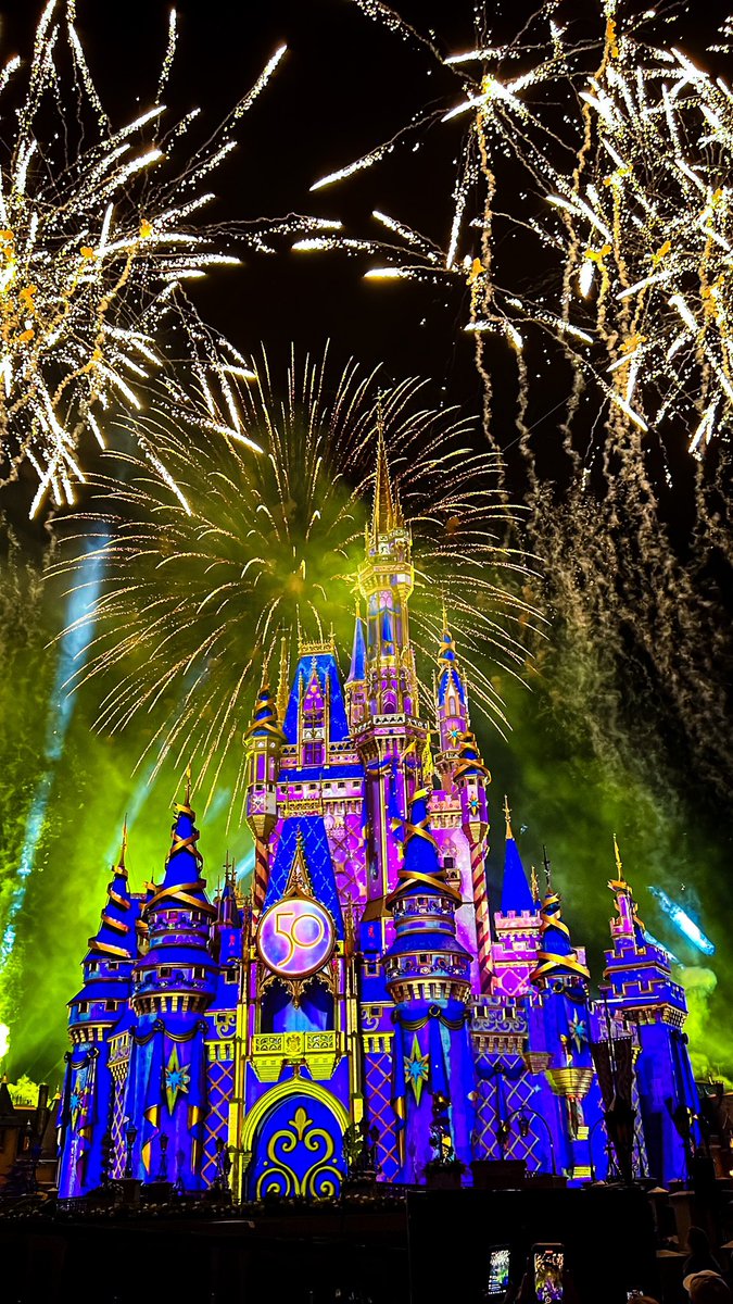 Disney Enchantment lights up the sky at Magic Kingdom! #DisneyWorld