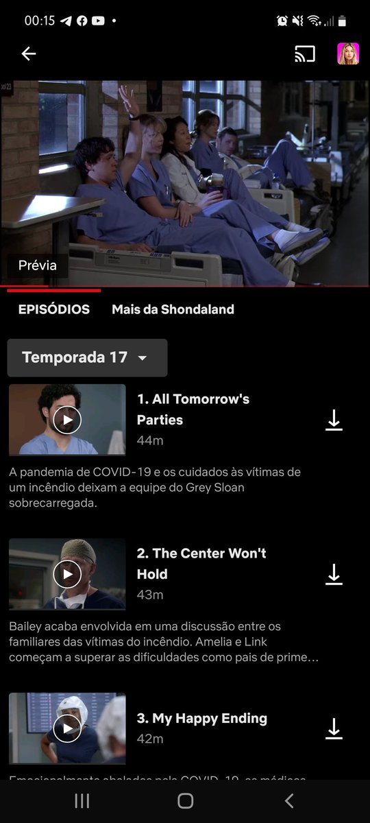 DaniPolanco12's tweet photo. Entrei na Netflix e me reparei com isso: 
A Netflix faz o misteiro delah @NetflixBrasil 
*17° temporada de Greys Anatomy disponível na Netflix*
#GreysAnatomy #greysanatomy17 #Netflix https://t.co/Sb4gNHQbWj