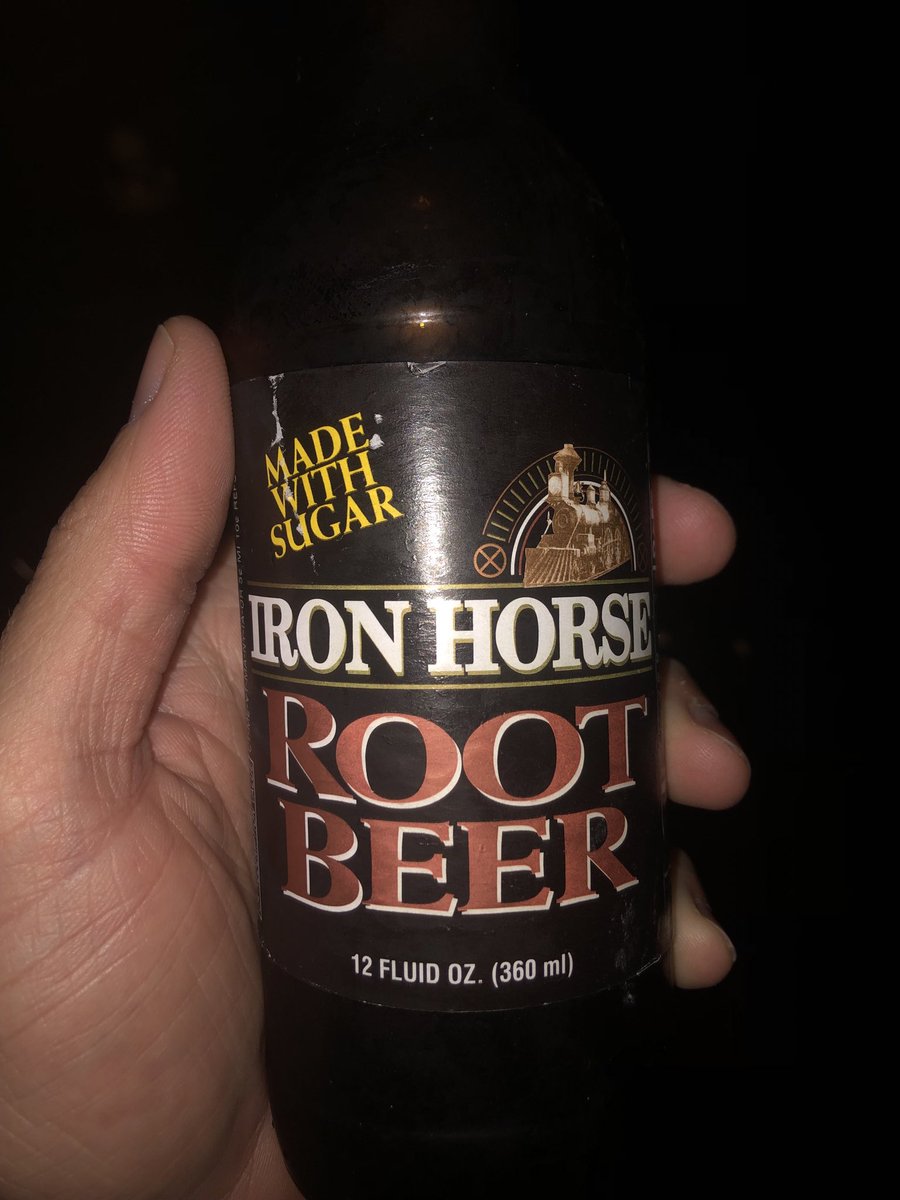 RootBeerThinks's tweet image. Iron Horse Root Beer - rich and sweet root beer flavor. Great bubbles. 

-98-