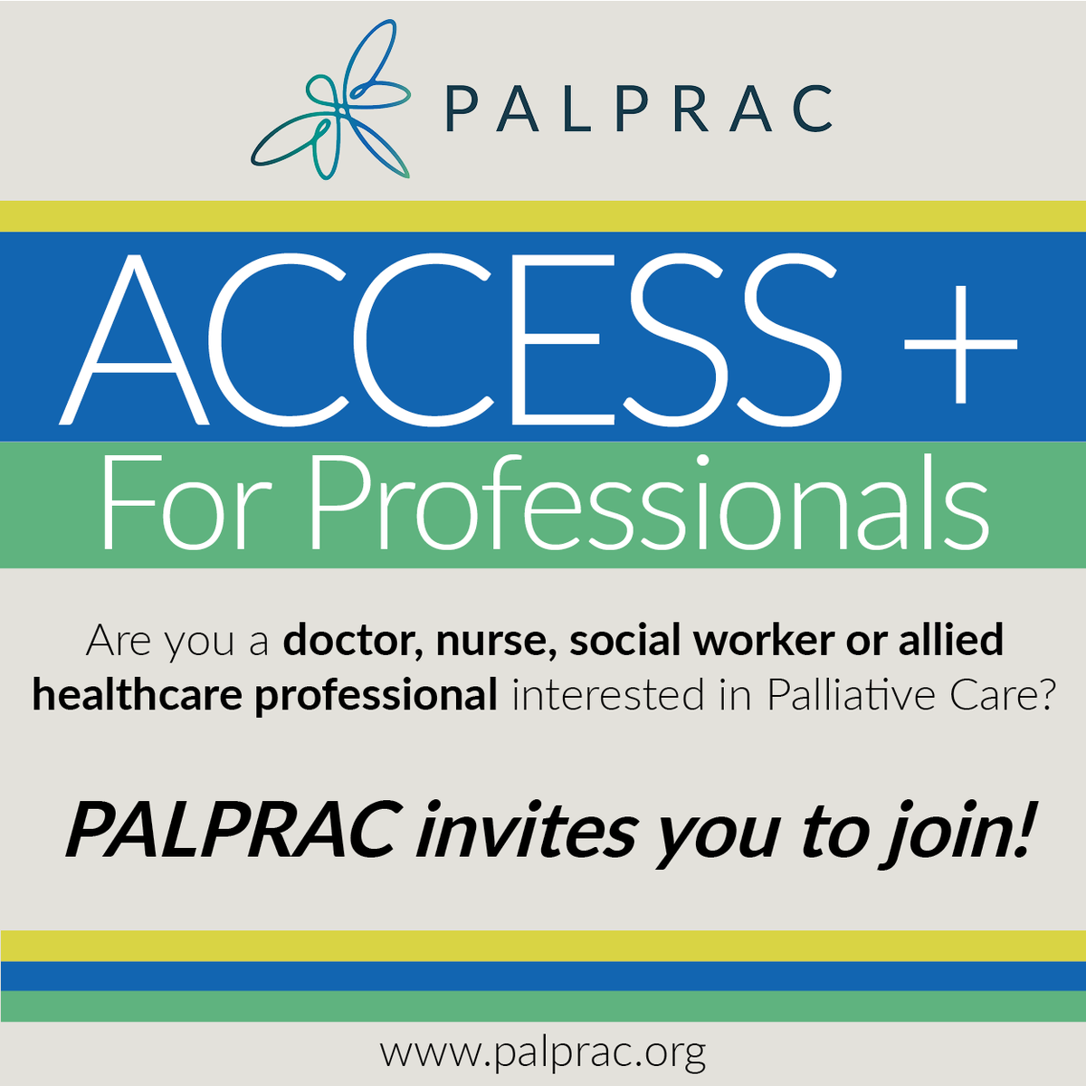 In Palliative Care the theme is always TEAM! 
PALPRAC is expanding ours. 
Are you a healthcare professional interested in Palliative Care? Join PALPRAC today -> bit.ly/3lGQtxK #PalliativeCare #SouthAfrica #PALPRAC
