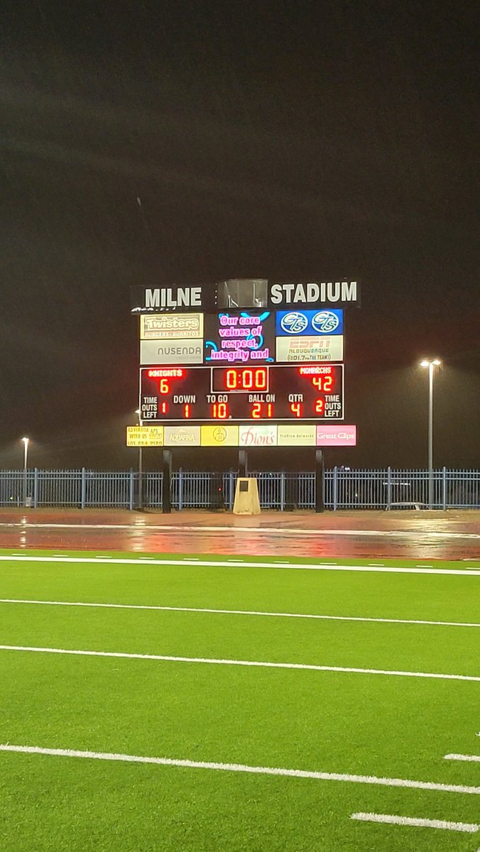 It was a wet one. But the monarchs got a win good job boys.