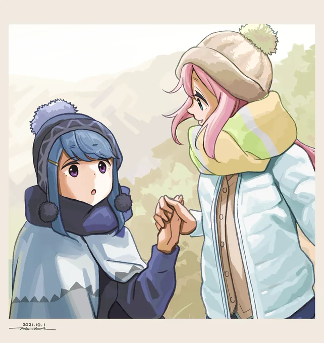 なでしこと2人でお祝い。
#志摩リン生誕祭2021 