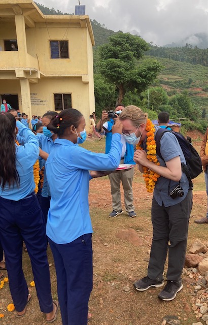 finlandinnepal's tweet photo. Another warm welcome for us at the Saukhola and Nera communities during our field trip at the Karnali province, in #Nepal.🇳🇵🇫🇮 @unicef_nepal #schoolvisit #washinschool #onehouseonetap #SDG6 🚰🚾 https://t.co/SX3Xubpt0C