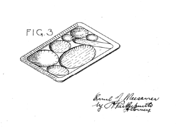 patentlyo's tweet photo. What is your ideal meal to take advantage of this dinner plate patented in 1921? https://t.co/RzjUNP39A8