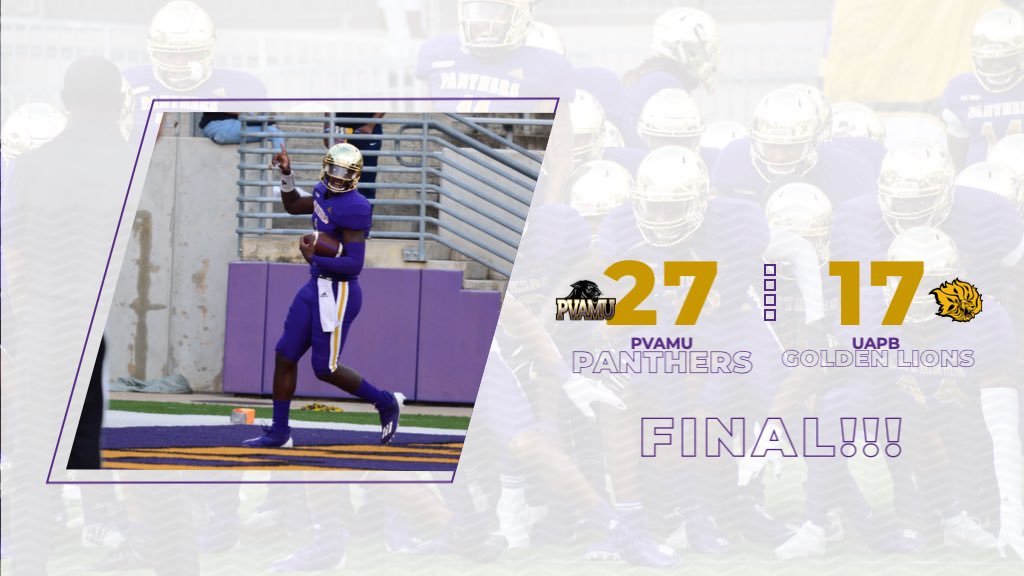 PVAMUPanthers's tweet photo. FINAL ‼️ 

PURPLE HAZE ☔️ 

#wherechampionsarebuilt // #pvamufootball https://t.co/40k1K9vg7s