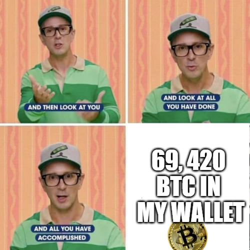 DanielsStaceyX's tweet photo. That is what I've got right after dropping out of college. How 'bout you, Steve?✌🏻
#oldfriends #childhoodmemories #bluesclues #BluesClues25 #btc #bitcoin #altcoin #ovocoin #memes #memesdaily #cryptocurrency #digitalcurrency #hHiSteve #favoriteshow #helloBlue https://t.co/UAitPhGL8q