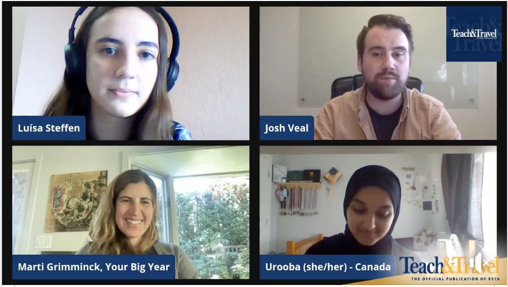 Great to spend some time with two amazing young leaders from our #Travel Impact Challenge. Thanks Teach &amp; Travel Magazine. <a href="/YourBigYear/">Your Big Year</a> <a href="/IntlConnector/">International Connector</a> 
fb.watch/8lXOKzYJpw/