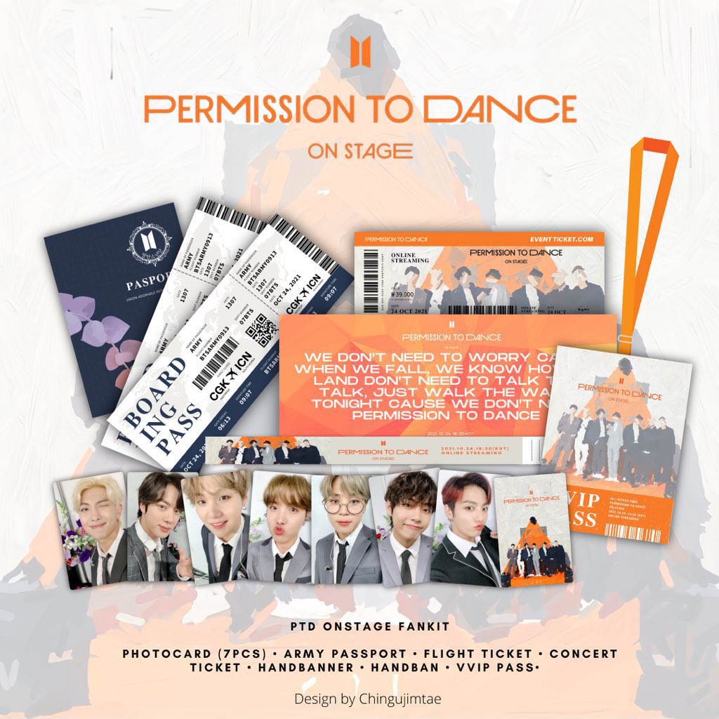 KOOKMIN_SHOP's tweet photo. 🧡 #PermissiontoDance 🧡
🌟RT+ฟอลสุ่มแจกฟรี 7 เซ็ต ออกแค่ค่าส่ง🌟
✨60฿/SET
📮Postal only 40 ฿
📌Form : https://t.co/SufZd7FmwS
#PermissiontoDance #PTD_ON_STAGE #ตลาดนัดบังทัน https://t.co/7lU3isMnme