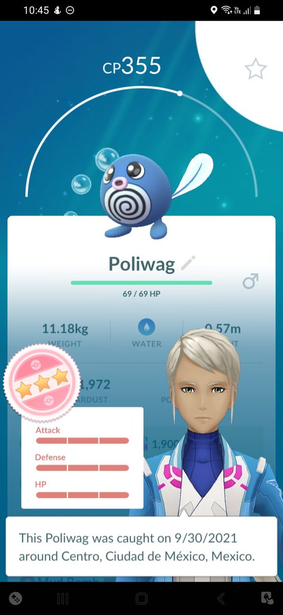 DemonReza8's tweet photo. OMG! Just caught this random #hundo #Polywag in my hotel room!
#PokemonGO #CDMX #MexicoCity #Mexico https://t.co/9bL4MFljOa