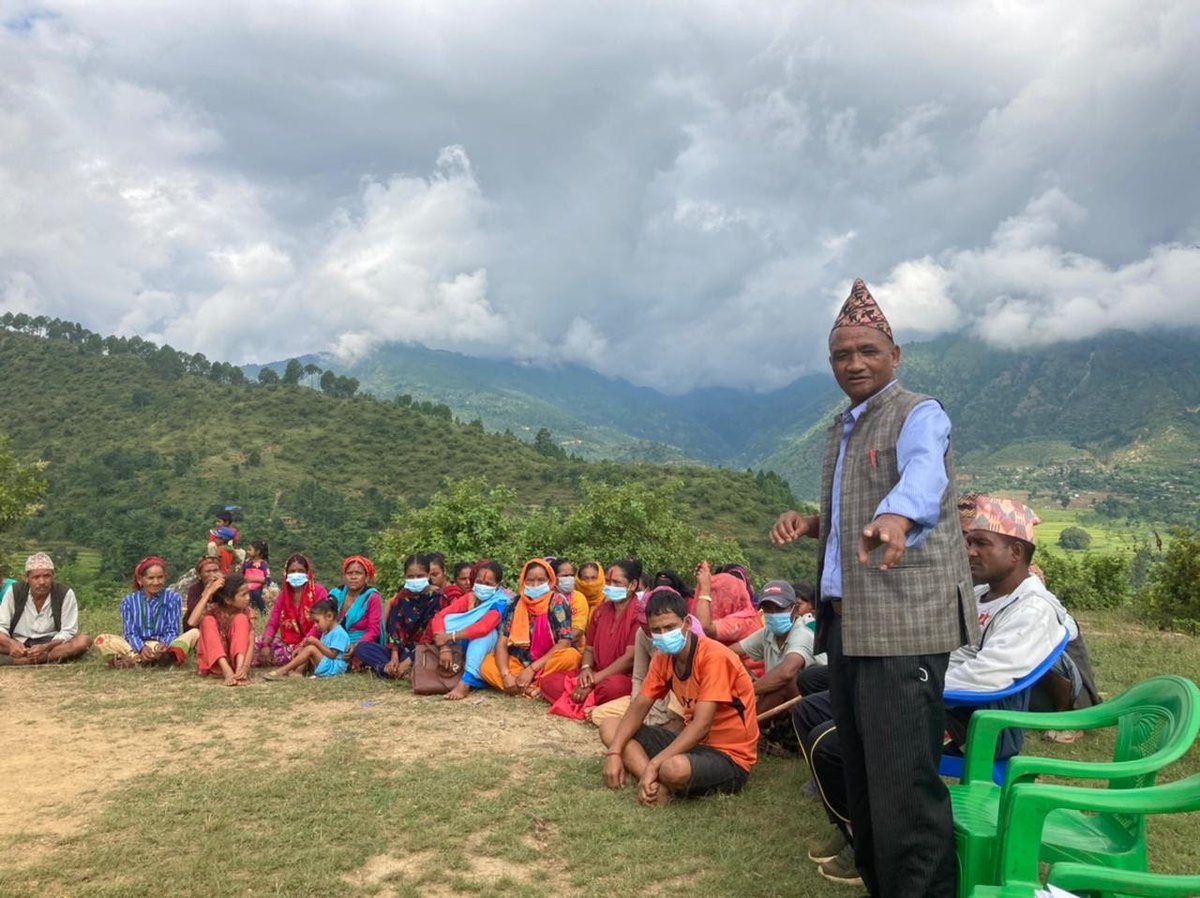 finlandinnepal's tweet photo. Another warm welcome for us at the Saukhola and Nera communities during our field trip at the Karnali province, in #Nepal.🇳🇵🇫🇮 @unicef_nepal #schoolvisit #washinschool #onehouseonetap #SDG6 🚰🚾 https://t.co/SX3Xubpt0C