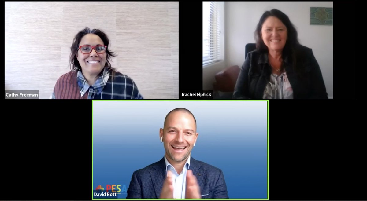 So good to hear <a href="/CathyFreeman/">Cathy Freeman</a> speak at <a href="/PESA_Aus/">PESA_Australia</a> about  importance of teachers forming positive relationships with the students in their care &amp; understanding &amp; recognising our students’ identities &amp; ties to Country - asking about and acknowledging this.
 @CathyFreemanFnd