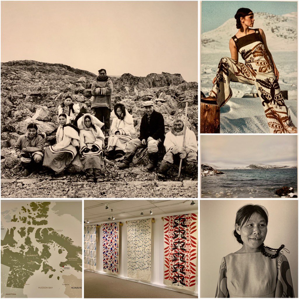 SwensonConnie's tweet photo. Absolutely enchanted and entirely obsessed with these marvelous mid-century textile prints from Inuit artists of the Arctic Islands @TMCtoronto https://t.co/xBTS2o1feu