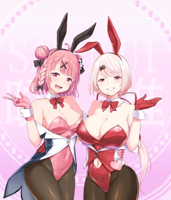 さくゆいバニー #笹の絵 #しいなーと 
