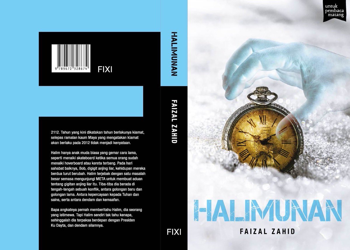 BukuFixi's tweet photo. Novel kami untuk bulan ini: #HALIMUNAN oleh @FaizalZahid. Boleh preorder sekarang di Shopee, akan pos 11 Okt 😎https://t.co/p94UE0z2hi https://t.co/eTnIUyXNiM