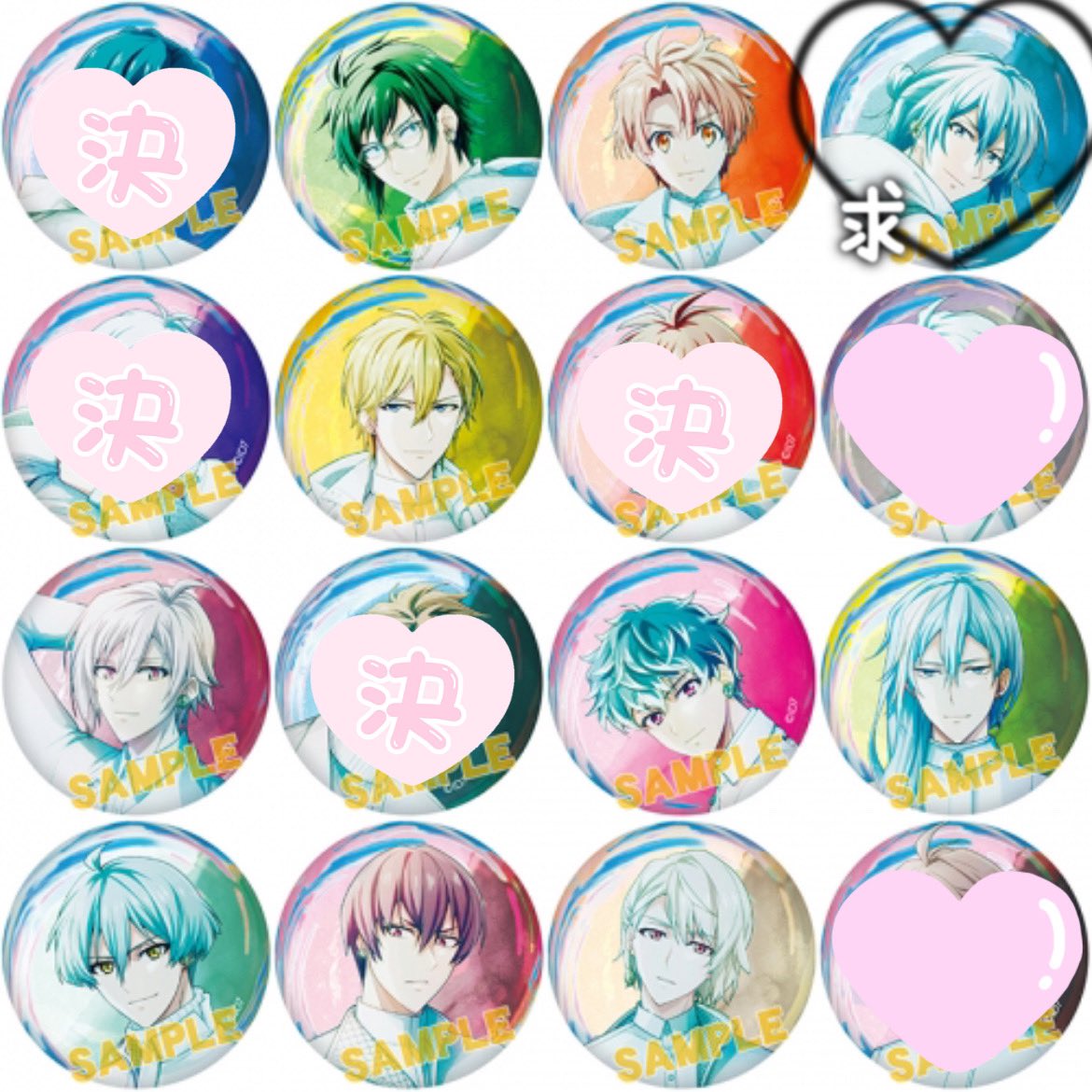 B___flower_'s tweet photo. 【交換】ツイフィ必読
アイドリッシュセブン アイナナ キャラバッジコレクション 缶バッジ 6周年 

譲）大和･三月･ナギ･天･百･千･悠･トウマ･巳波

求）環

★アニメイト通販にて1BOX予約済み

検索からでもお声がけ下さい。 https://t.co/jpSw1bIFiw
