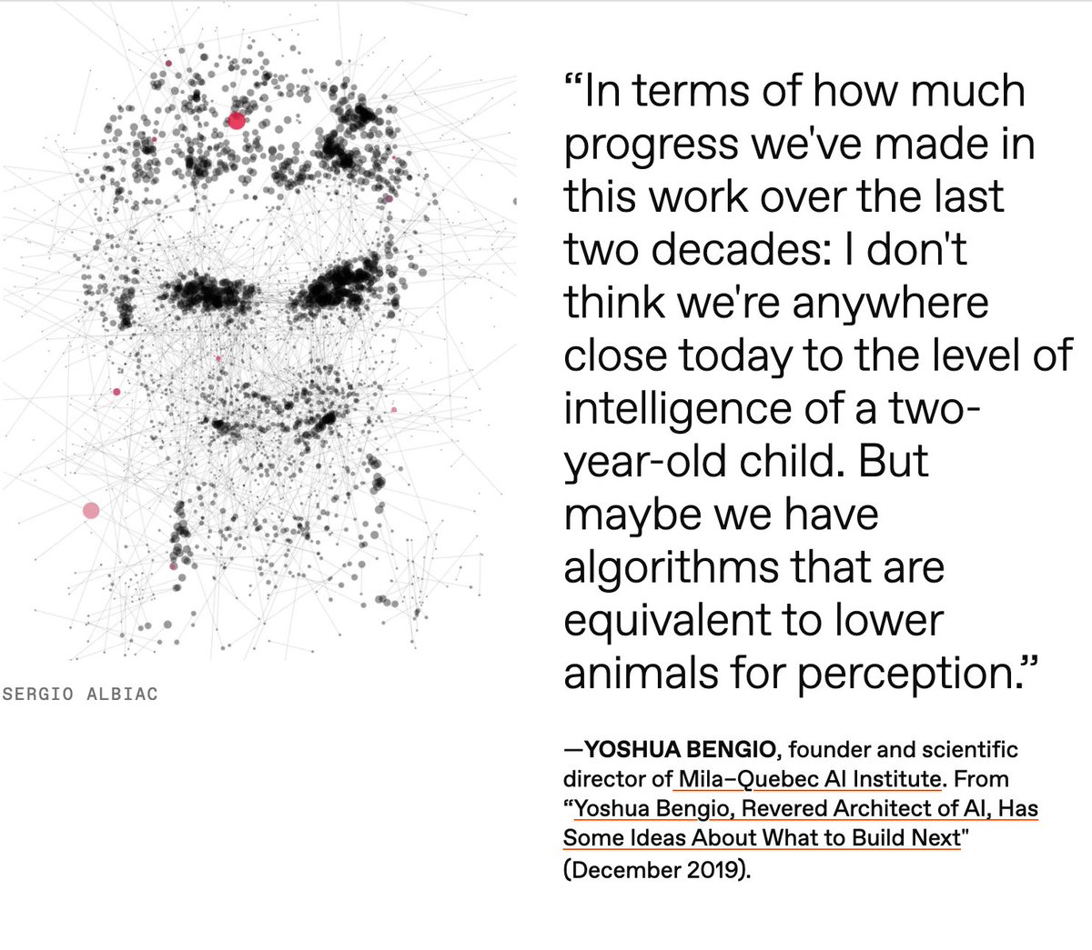 SpirosMargaris's tweet photo. AI Experts Speak: 

#Memorable #Quotes from Spectrum's #AI Coverage 

https://t.co/fXMXpqlUZv #fintech #ArtificialIntelligence #MachineLearning #DeepLeraning @IEEESpectrum @KirkDBorne @enricomolinari @antgrasso @mclynd @mvollmer1 @HeinzVHoenen @WhiteheartVic @Nicochan33 https://t.co/hyLmEL3mxL